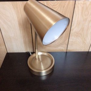 Gold desk light